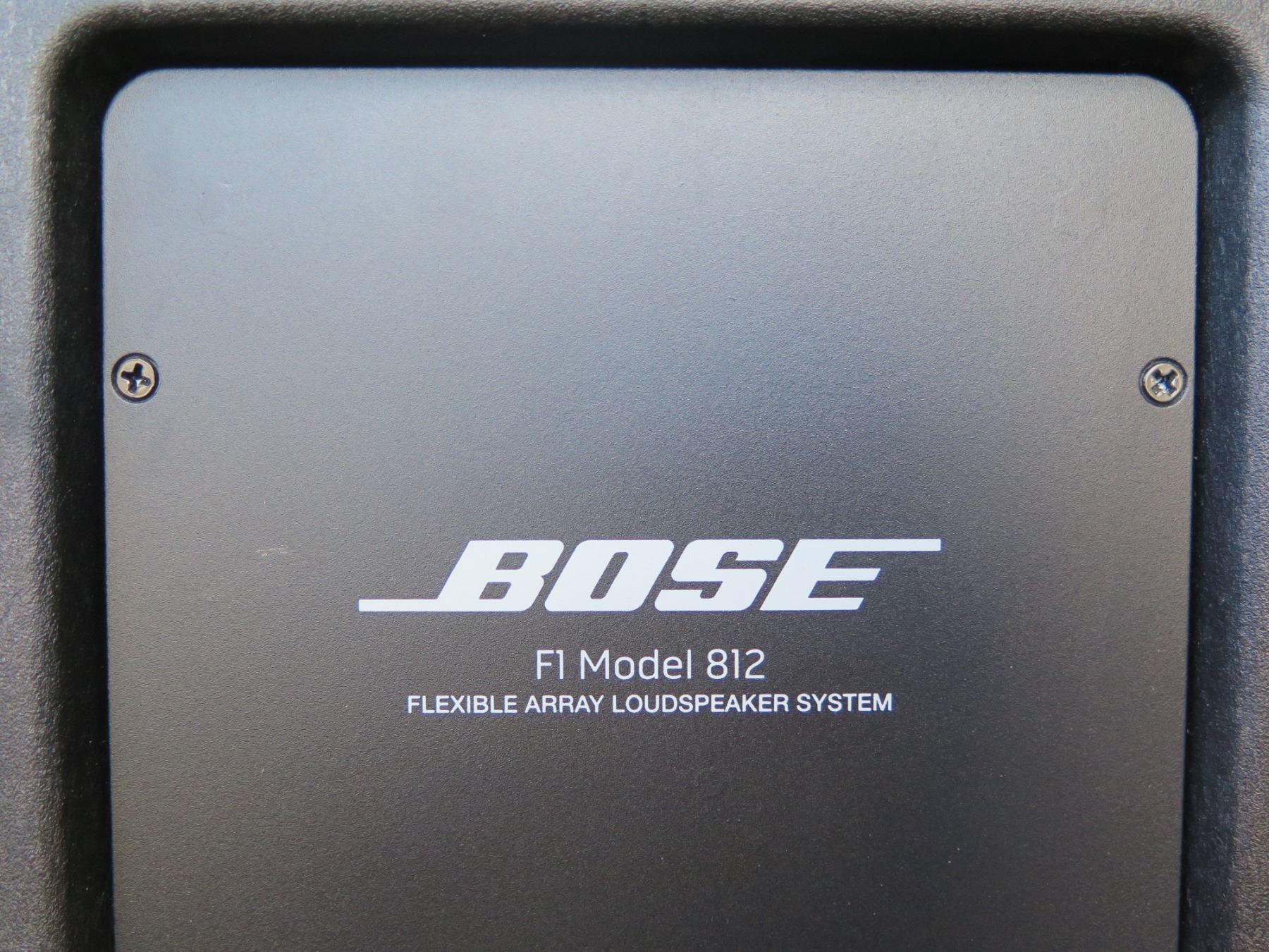 Demo: Bose Tower PA System, F1 Top Module + F1 Bass Module, (Retail $3000)
