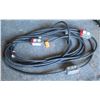 Image 1 : Stage Power Cable w/4 Edison Dupex Boxes - 30'