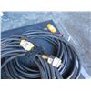 Image 2 : Qty 3 Heavy Duty AC Cables -  Edison to Edison