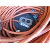 Image 2 : Qty 2 - 100' Orange AC Cables