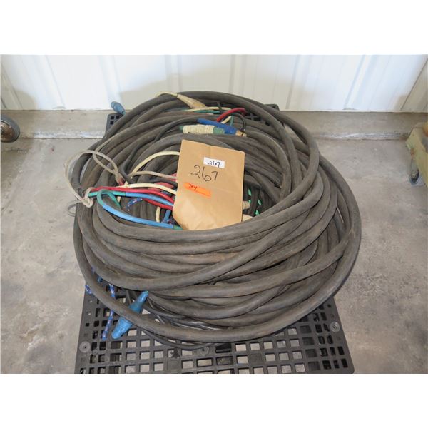 Camlock Feeder Cables - 4 Conductor B, R, B, W & Long separate green to ...