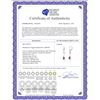 Image 2 : Genuine 4.56 ctw Amethyst & Diamond Earrings 14KT Yellow Gold - REF-91H4X
