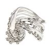 Image 1 : Natural 0.69 CTW Diamond Ring 14K White Gold - REF-120N6Y