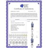 Image 2 : Genuine 1.16 ctw Tanzanite & Diamond Bracelet 14KT White Gold - REF-71A5K