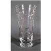 Image 1 : TIFFANY & COMPANY CRYSTAL VASE, 14" high C