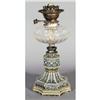 Image 1 : DOULTON LAMBETH OIL LAMP, late 19th centur