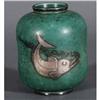 Image 1 : GUSTAVSBERG VASE with silver overlay dolph