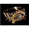 Image 1 : DIAMOND RING, approx. .40ct stone,