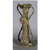 Image 1 : FRENCH ART NOUVEAU BRONZE VASE inscribed "