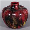 Image 1 : ROYAL DOULTON FLAMBE VASE, 7" high, CONDIT
