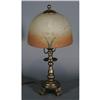Image 1 : PAIRPOINT BOUDOIR LAMP with reverse painte