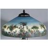 Image 2 : PITTSBURGH TABLE LAMP with obverse painted