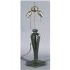 Image 2 : FOSTORIA TABLE LAMP, 14" reverse painted g