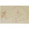 Image 2 : ISAMU NOGUCHI sanguine drawing of a reclin