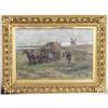 Image 1 : RICHARD NEWTON 25"x37" oil on canvas hayin