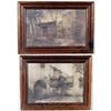 Image 1 : A.G. NUNEZ (pair) 10"x14" and 10"x16" past