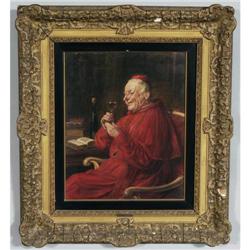ERNST NOWAK 19"x15" oil on canvas A Glass