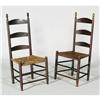Image 1 : PAIR OF SHAKER MAPLE TILTER SIDE CHAIRS 40