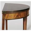 Image 2 : HEPPLEWHITE INLAID CARD TABLE 36" wide, 28