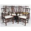 Image 1 : SET OF 8 CHIPPENDALE STYLE DINING CHAIRS 3