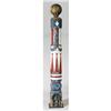 Image 1 : 19TH CENTURY PAINTED BARBER POLE 8'5" high