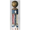 Image 2 : 19TH CENTURY PAINTED BARBER POLE 8'5" high