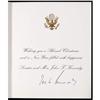 Image 2 : JOHN F. KENNEDY SIGNED 1959 CHRISTMAS CARD