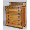 Image 1 : VICTORIAN OAK LOCKSIDE CHEST with heart in