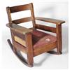Image 1 : LARGE MISSION OAK ROCKER, stickley