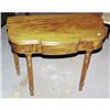 Image 1 : FEDERAL MAHOGANY CARD TABLE with reeded le