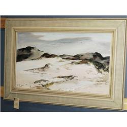 CARL GAERTNER, 18"x30" gouache titled "Win