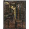 Image 1 : AMERICAN SCHOOL, 29"x23" o/c, Interior wit