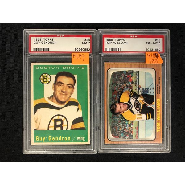 VINTAGE PSA GRADED HOCKEY CARD LOT