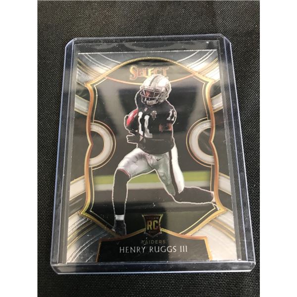 2020 PANINI SELECT CLUB LEVEL ROOKIE HENRY RUGGS III