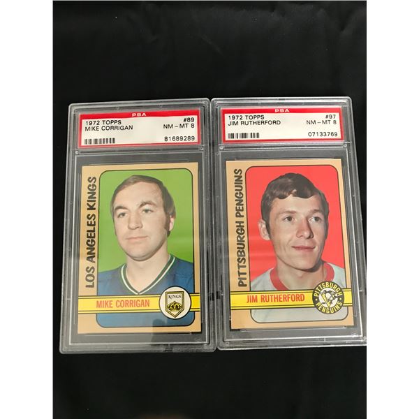 1972 TOPPS PSA GRADED CARD LOT