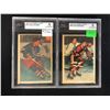 Image 1 : 1953-54 PARKHURST GRADED HOCKEY CARD LOT