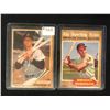Image 1 : 1962 TOPPS BASEBALL STAR CARD LOT ( ROBINSON, YASTRZEMSKI)