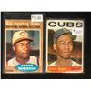 Image 1 : ERNIE BANKS AND FRANK ROBINSON BASBALL CARD LOT