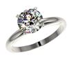 Image 2 : 2 ctw Certified Quality Diamond Engagment Ring 10k White Gold - REF-407M8G