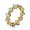 Image 2 : 3.63 ctw Princess Cut Diamond Designer Ring 18K Yellow Gold - REF-522M4G