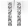 Image 2 : 2.86 ctw Marquise Cut Diamond Designer Earrings 18K White Gold - REF-285H4R