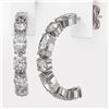 Image 3 : 2.86 ctw Marquise Cut Diamond Designer Earrings 18K White Gold - REF-285H4R