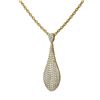 Image 3 : 3.42 ctw Diamond Necklace 18K Yellow Gold - REF-252Y2X