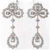 Image 2 : 6.5 ctw Pear Cut Diamond Designer Earrings 18K Rose Gold - REF-627W5H