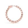 Image 3 : 10 ctw Diamond VS/SI Certified 30 MM HOOP Earrings 14K Rose Gold - REF-885H2R