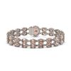 Image 3 : 27.57 ctw Morganite & Diamond Bracelet 14K White Gold - REF-400H2R