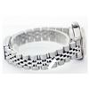 Image 2 : Rolex Men's Stainless Steel, QuickSet, Diam Dial & Diam/Emerald Bezel - REF-521H4W