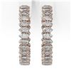 Image 2 : 6.24 ctw Marquise Cut Diamond Designer Earrings 18K Rose Gold - REF-666R2K