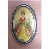 Image 1 : EMBROIDERY BROOCH - VICTORIAN LADY #1948528