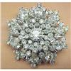 Image 1 : CLASSY CLEAR RHINESTONE - BROOCH #1948554